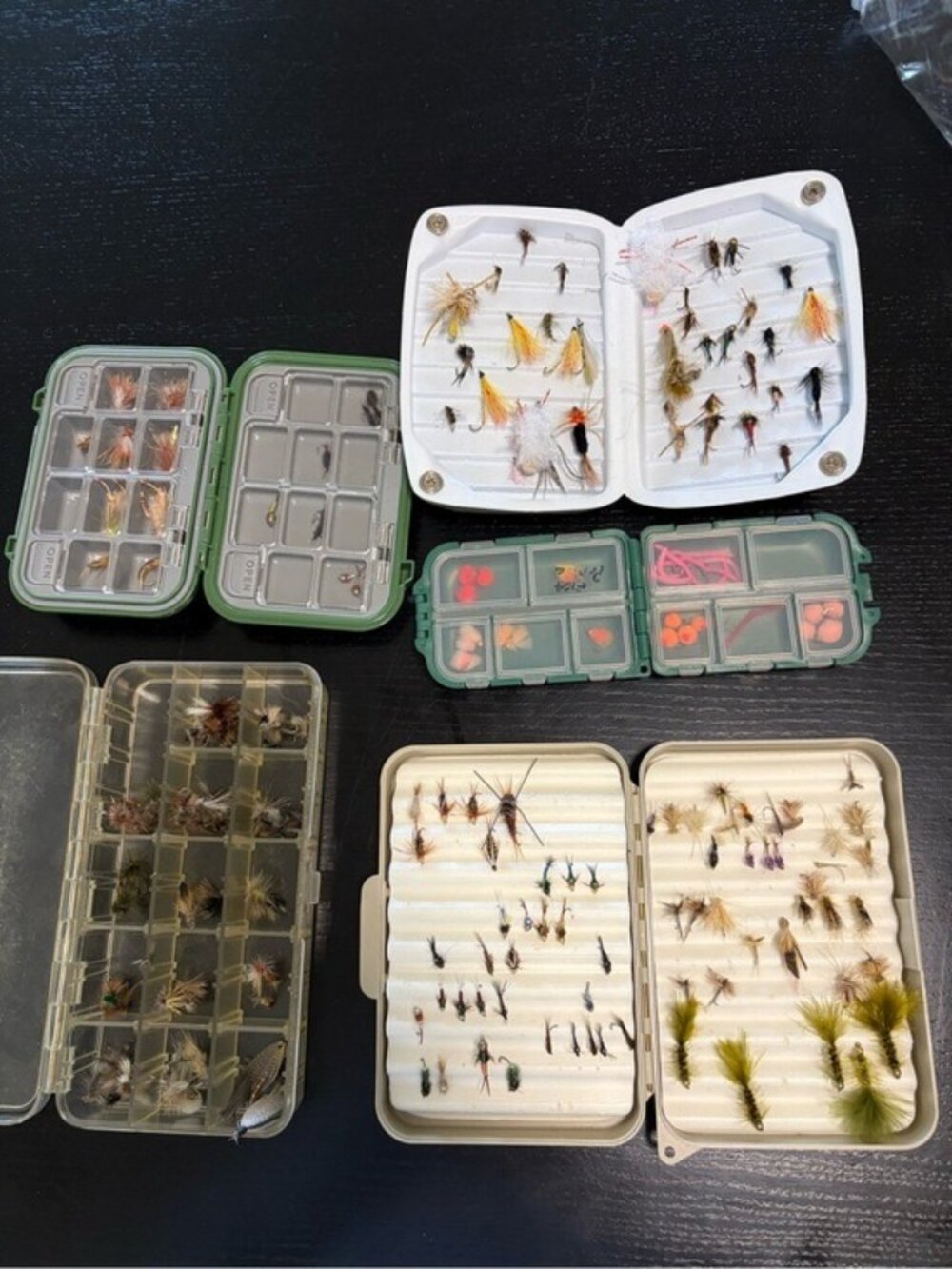 Vintage William Joseph Fly Fishing Chest Pack Orvis Boxes 100+ Flies Accessories